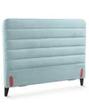 Furniture Haryan Upholstered Twin Headboard In Quarny
