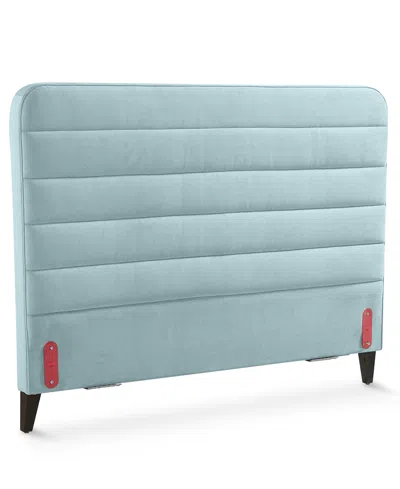 Furniture Haryan Upholstered Twin Headboard In Quarny