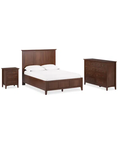 Furniture Hedworth King 3-pc. Set (bed, Dresser & Nightstand) In Brown