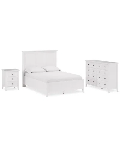 Furniture Hedworth Queen 3-pc. Set (bed, Dresser & Nightstand) In Brown