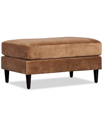 Furniture Iliza 38" Fabric Cuddle Ottoman, Created For Macy's In Taupe