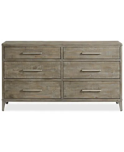 Furniture Intrigue Six Drawer Dresser In Hazelwood