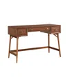 Furniture Kendall Counter Height Writing Desk In Brown