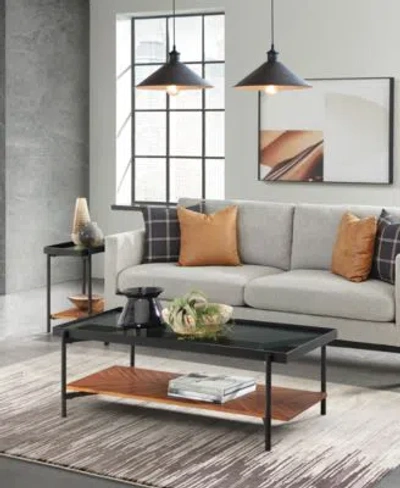 Furniture Lennox Living Room Collection In Rosewood