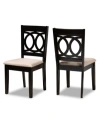 Furniture Lenoir Transitional 2 Piece Dining Chair Set With Seat In Sand