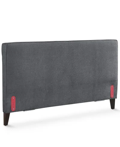 Furniture Mariley Upholstered California King Headboard In Steel