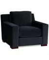 Furniture Marristin 43" Fabric Chair, Created For Macy's In Charcoal