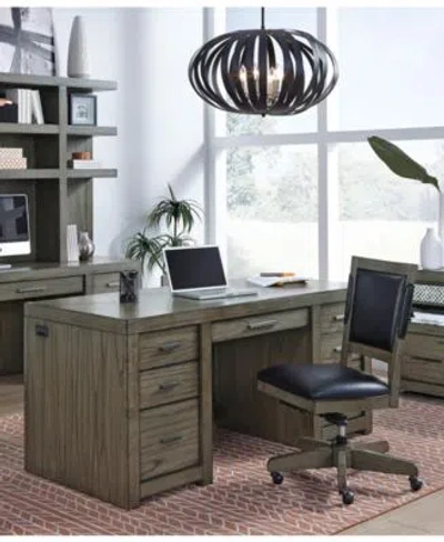 Furniture Modern Loft Home Office Collection In Graystone