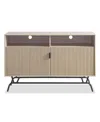Furniture Of America 47.25" Mdf Courtney Modern Two Cabinet Buffet In Blush Pink
