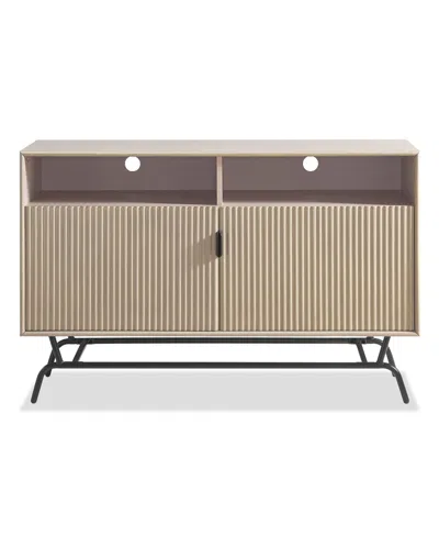 Furniture Of America 47.25" Mdf Courtney Modern Two Cabinet Buffet In Blush Pink