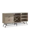 Furniture Of America 60" Mdf Sami Composite Wine Rack Buffet In Light Taupe