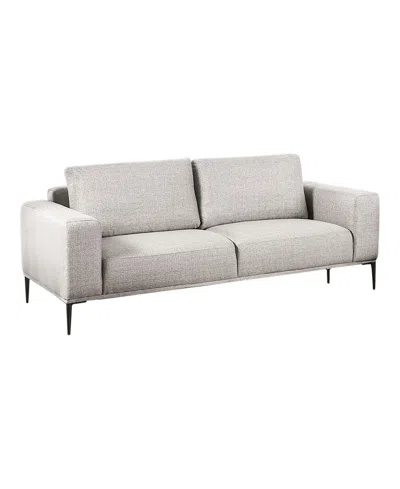 Furniture Of America 82" Danio Chenille Track Arm Sofa In Gray