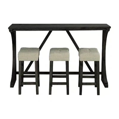 Furniture Of America Amme Tufted Coffee Table Set In Brown