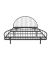 Furniture Of America Duke Metal Platform Bed Frame, Full In Black