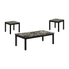 Furniture Of America Funiture Of America Linel Easy Setup Coffee Table Set In Black