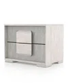 Furniture Of America Jonnick 18" Wood Two-tone 2-drawer Nightstand In Gray