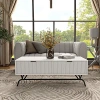 Furniture Of America Lila Coffee Table In White