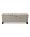 Furniture Of America Meryl Tufted Storage Bench In Gray