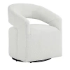 Furniture Of America Miya Swivel Chair In White