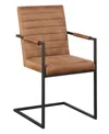 Furniture Of America Oliver Upholstered Arm Chair 2 Piece Set In Brown