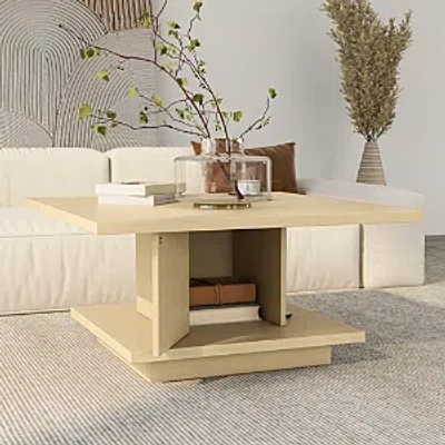 Furniture Of America Pagoda Coffee Table In Brown
