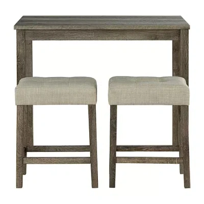 Furniture Of America Protan Tufted Coffee Table Set In Sand