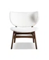 Furniture Of America Shaw Boucle Wingback Accent Chair