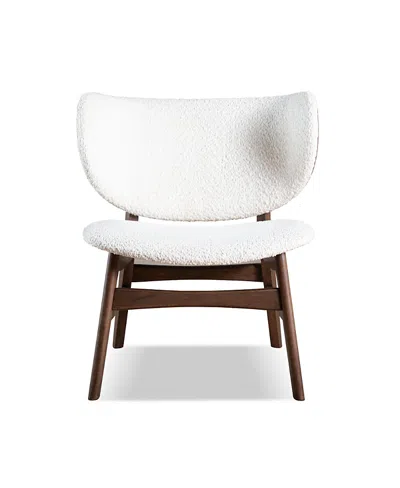 Furniture Of America Shaw Boucle Wingback Accent Chair