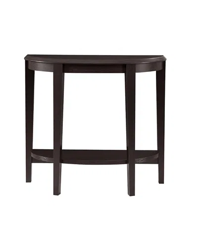 Furniture Of America Yara Half-moon Console Table With Shelf