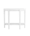 Furniture Of America Yara Half-moon Console Table With Shelf