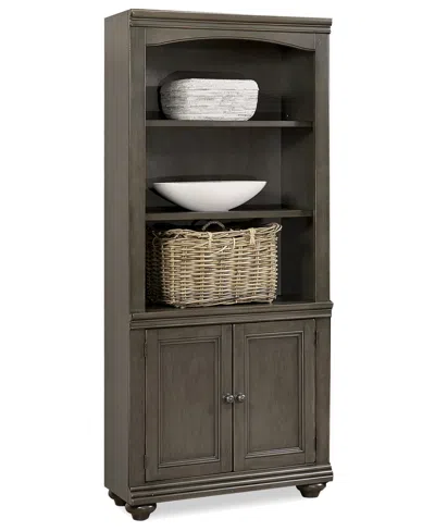 Furniture Oxford Door Bookcase In Peppercorn