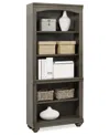 Furniture Oxford Open Bookcase In Peppercorn