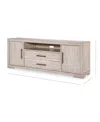 Furniture Westwood Entertainment Console In Weathered Oak