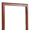 Shop Furnizzeme 36 Inches Rectangular Wood Encased Mirror, Brown