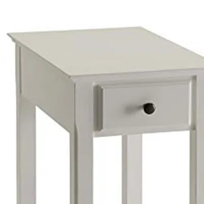 Furnizzeme Affiable Side Table, White