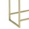 Furnizzeme Astonishing Side Table, White & Gold