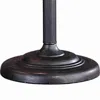 Furnizzeme Metal Body Swing Arm Table Lamp With Conical Mica Shade, Bronze