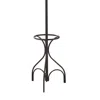 Furnizzeme Metal Coat Rack With Umbrella Stand, Black