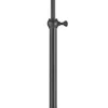 FURNIZZEME METAL ROUND 25" TABLE LAMP WITH ADJUSTABLE POLE, DARK BRONZE