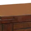 Furnizzeme Square Shaped End Table With Open Bottom Shelf, Brown