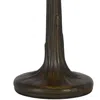 Furnizzeme Tree Like Metal Body Tiffany Table Lamp With Conical Shade,beige And Bronze