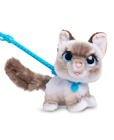 Furreal Friends Wag-a-lots Kitty Interactive Toy, 8" Walking Plush Cat With Sounds In No Color