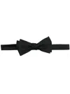 Fursac Adjustable Silk Bow Tie In Black