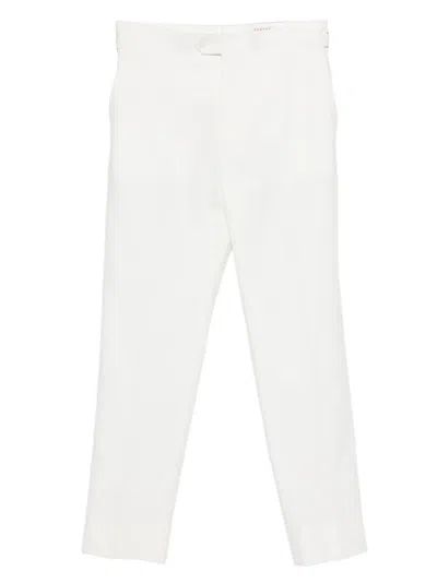 Fursac Belt-loops Trousers In White
