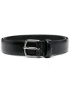 Fursac Buckle-fastening Leather Belt In Black