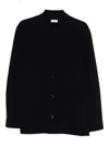 Fursac Buttoned Pocket Coat In Black