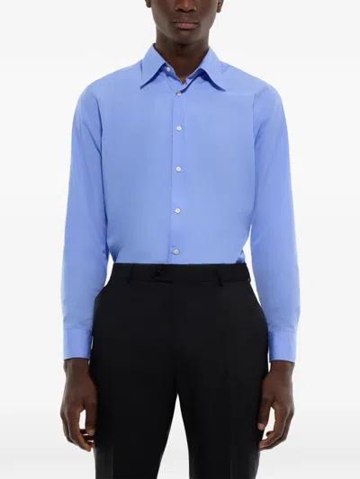 Fursac Buttoned Shirt In Blue