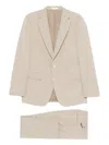 Fursac Buttoned Single-breasted Suit In Green