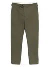 Fursac Canvas Trousers In Green