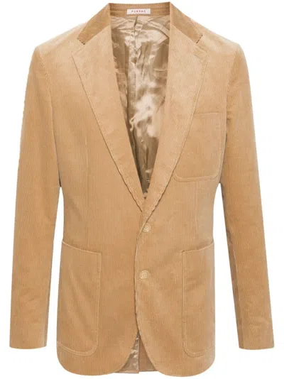 Fursac Corduroy Blazer In Neutrals